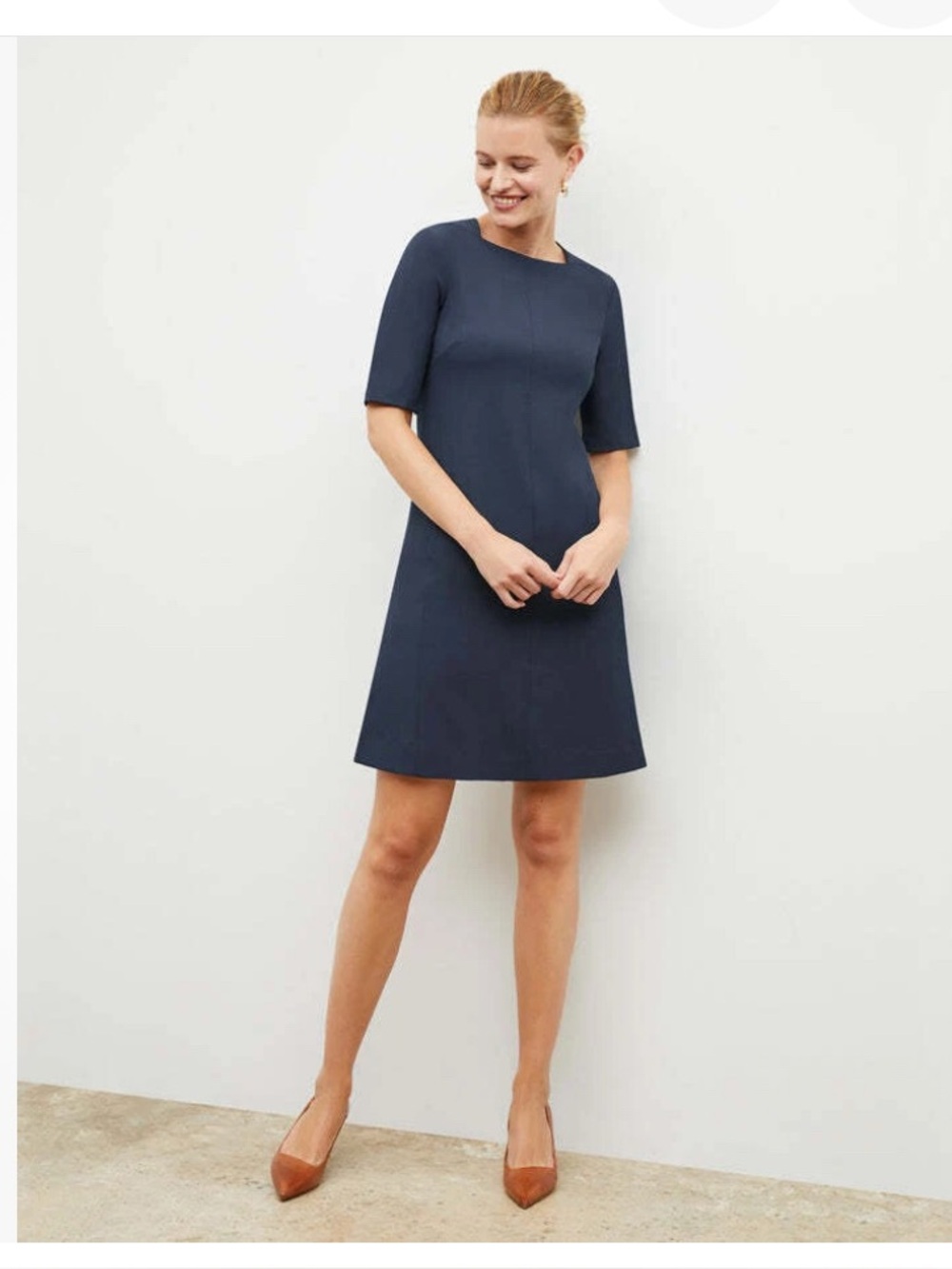 Mm Lafleur Emily Dress in Navy